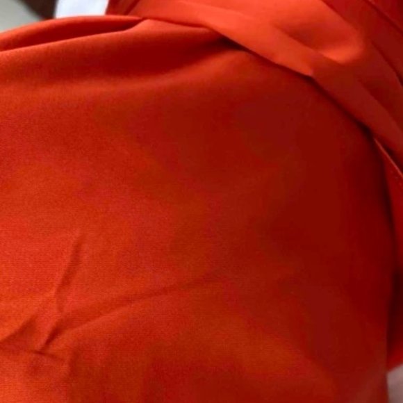 Orange Open Back High Low Hem Dress Glamorous - Picture 9 of 10